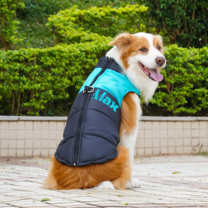 Personalized Pets Large Size Warm Puffer Vest